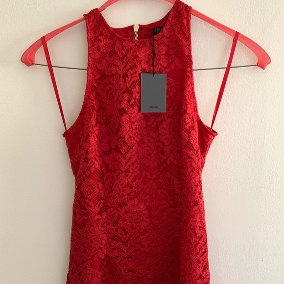 REVOLVE NBD Brianna red lace cutout dress - Picture 6 of 8